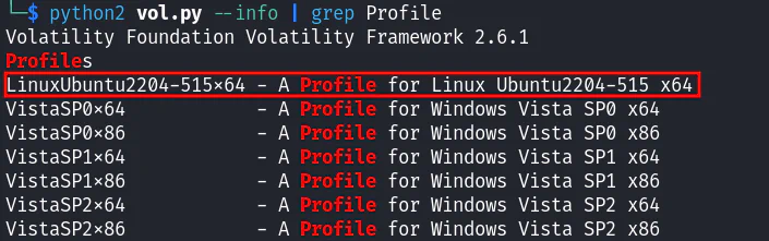 Grep Profile